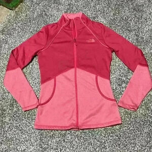 The North Face Womens Cinder 100 Jacket Full Zip Pink Two Tone XS